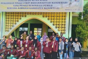 STKIP Muhammadiyah Tanda Tangani Nota Kesepahaman Dengan Bawaslu Manokwari