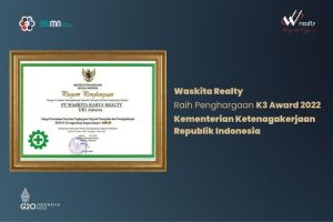 Waskita Reality Raih Penghargaan Pencegah dan Penanggulangan COVID-19 Dari Kemenaker