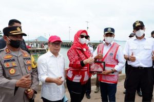 Budi Karya Sumadi Tinjau Pelabuhan Sadai Bangka Selatan