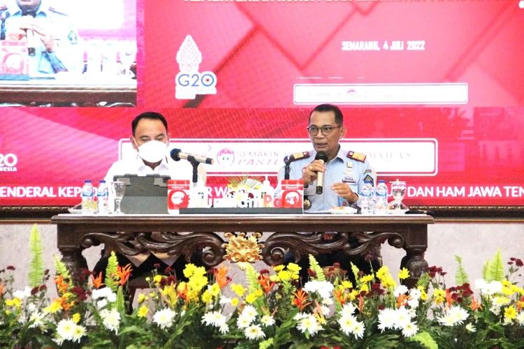 Gelar Tes Urine, Kakanwil Kemenkumham Jateng: Jangan Bermain-main dengan Narkoba
