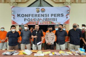 Polisi Jambi ungkap peredaran sabu senilai Rp1,4 miliar dalam sebulan