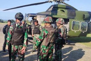 Satgas Pamtas Yonif 756/WMS kirim satu kompi prajurit di Kiwirok