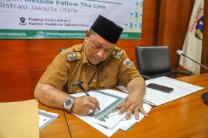 Pejabat Jakarta Utara-Kepulauan Seribu tulis Mushaf Kolaborasi Jakarta