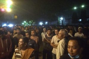 Pertikaian di tempat Karoke, berakibat warga Ngawen Pati demo 