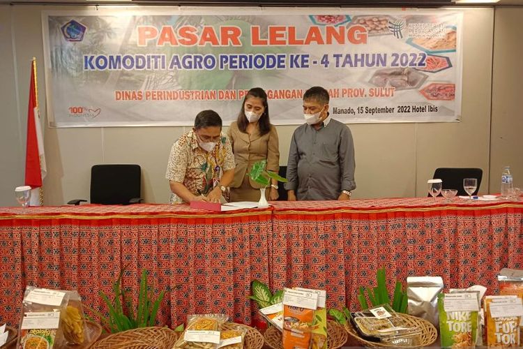 Pasar Lelang Komoditas Agro perpendek rantai pasar pangan di Manado