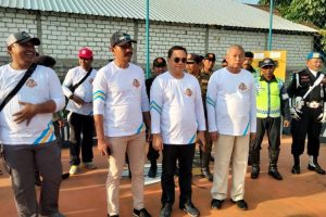 Sejumlah Kades menggelar turnamen Bola Voli Sudewo Cup