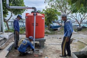 Pemkab Kepulauan Seribu bangun penampungan air hujan di Pulau Harapan