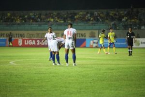 Babak Pertama Gresik United Unggul 1-0 dari Persipa Pati