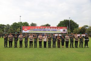 Apel Jam Pimpinan TNI-Polri di Alun-alun, Polresta Pati dan Kodim Jajaran Ekswil Siap Menghadapi Tahun Politik