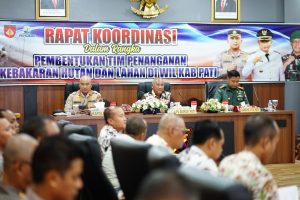 Cegah Terjadinya Kebakaran, Pemda dan Polresta Pati Buat Tim Namanya Karhutla.