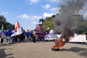 Kapolres Jakpus sebut demo tolak harga BBM berlangsung kondusif