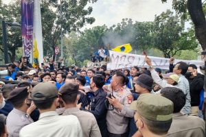 PMII sampaikan aspirasi kenaikan BBM di Balai Kota Jakarta