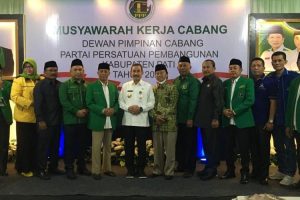 Bupati Haryanto Hadiri Muskercab PPP Pati