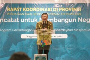 Pemda DIY dukung realisasi satu data nasional melalui Regsosek 2022