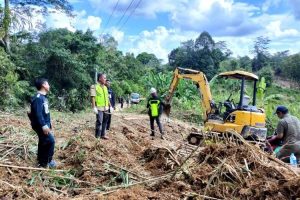 Jalan menuju sentra jagung di Barito Utara sudah bisa dilewati mobil