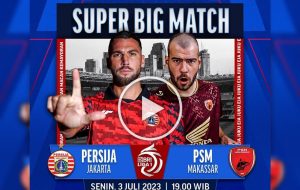 Link Streaming Persija Jakarta Vs PSM Makasar, Juku Eja Siap Patahkan Rekor Buruk