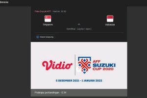 Update Jadwal Semifinal Aff Suzuki Cup 2020
