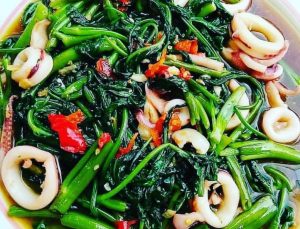 Resep Membuat Cah Kangkung Cumi Sederhana dan Simpel