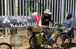 Midun Aremania Gowes dari Malang Menuju Jakarta