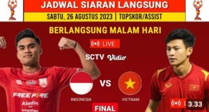 Live Streaming Final Piala AFF U23 2023, Indonesia Vs Vietnam,  Vietnam Mau Kasih Keras Garuda Muda di Final