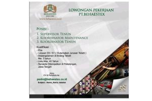 Loker Pabrik Tekstil