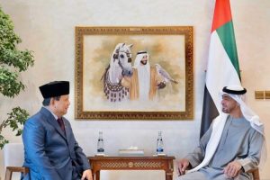 Bahas Kerja Sama Pertahanan, Menhan Dan Putra Mahkota Abu Dhabi Bertemu