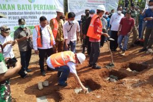 Perusahaan Sawit Di Sintang Lalui CSR Bangun Jembatan Ketungau Rp13 Miliar