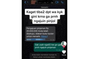 Apa yang Harus Dilakukan jika Menerima Chat WhatsApp Pinjol Tiba-tiba Cair?