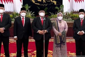 Bawaslu Resmi Tetapkan Koordinator Divisi Periode 2022-2027