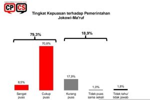 Survey CPCS, Kinerja Presiden Jokowi dinilai masih memuaskan publik