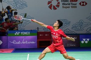 Kalahkan Vittinghus, Ginting Hanya Coba Bermain Sabar