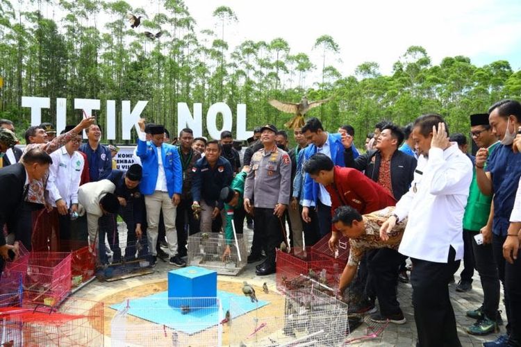 Kapolri Gaungkan Visi Indonesia Emas 2045 di Titik Nol IKN
