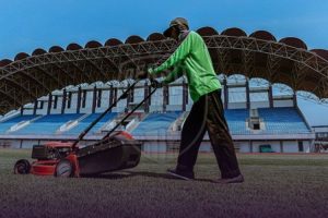 Jelang Pertandingan Liga 1, Stadion Markas Persita Disiapkan