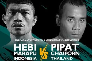 Demi Gelar WBC Asia Continental, Hebi Marapu Kalahkan Petinju Thailand