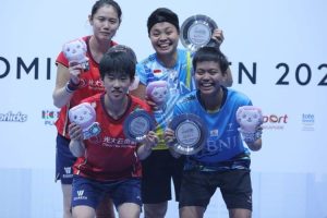 Tempati Podium Tertinggi, Kerja Keras Bawa Apriyani/Fadia Membuahkan Hasil