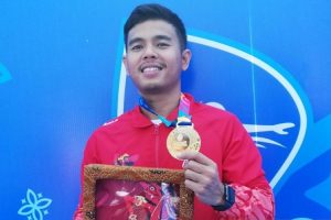 Sempat Dehidrasi, Zaki Zulkarnain Sukses Sapu Bersih Emas Para-Renang