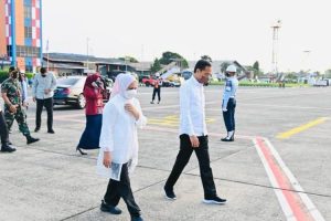 Akan Resmikan Terminal Kijing, Presiden Jokowi Bertolak Ke Kalimantan Barat