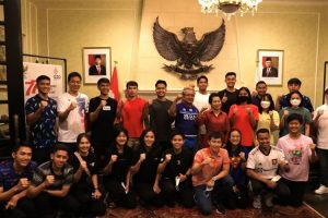 Hidangan Khas Indonesia Tersaji Saat KBRI Tokyo Jamu Timnas Bulu Tangkis