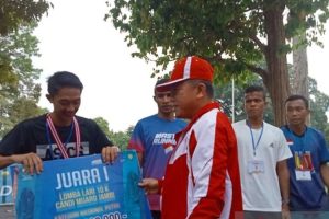 Lomba 10 K Candi Muaro Jambi, Robby Dan Odeka Raih Juara