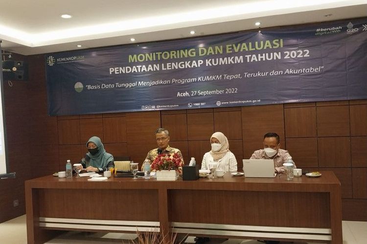Kemenkop UKM monitoring pendataan KUMKM Aceh