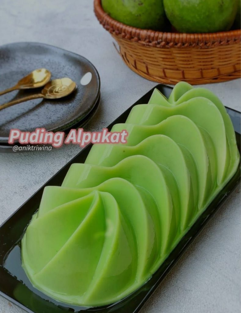 Resep Puding Alpukat Simple