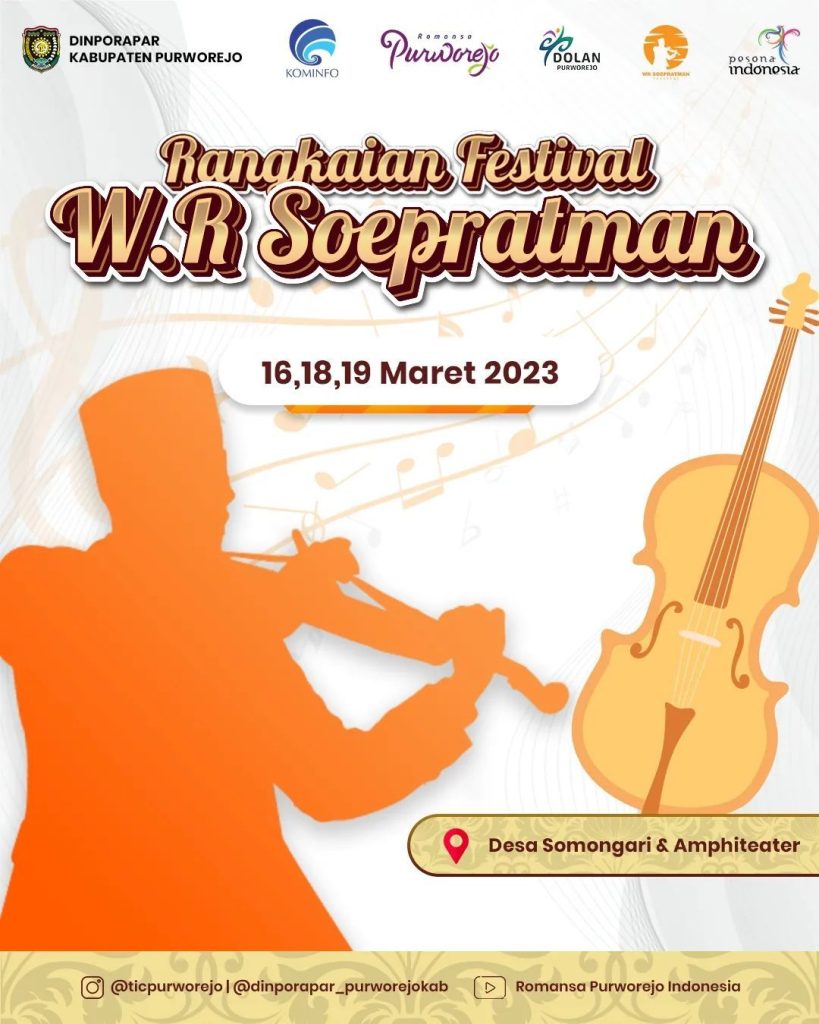 Festival WR Soepratman di Purworejo Siap di Gelar ini Jawdwalnya