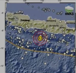 Gempa Bumi Magnitudo 5,2 Guncang Kulonprogo DIY,  Info dari BMKG Gempa Tidak Berpotensi Tsunami