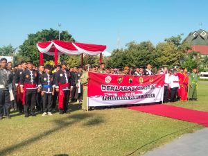 Deklarasi Damai, IPSI Berkomitmen Jaga Kondusifitas Di Kabupaten Pati Jelang Pemilu.