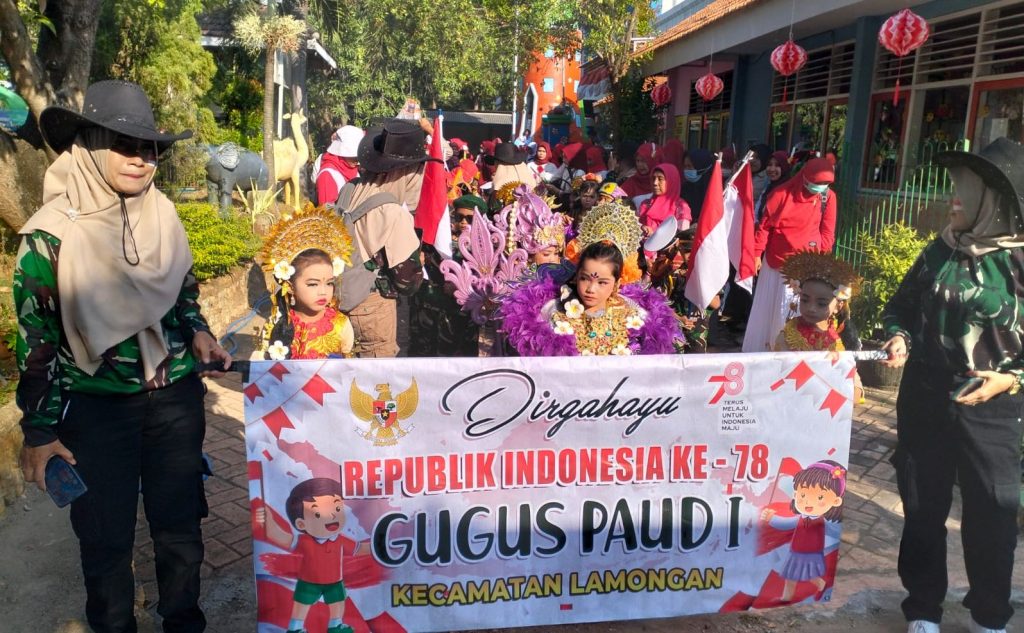 Kanaval Gugus 1 Paud Lamongan Selasa 22 Agustus