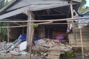 Akibat Gempa di Mamuju, 17 Orang Luka dan 70 Rumah Rusak Berat