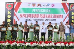 110 prajurit TNI Korem Mamuju naik pangkat