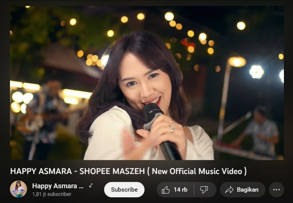Lagu Happy Asmara Shopee Maszeh Viral Bahkan Belum Genap Satu Minggu Diluncurkan
