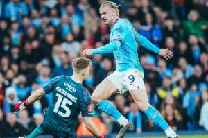 Manchester City Ke Semifinal Piala FA, Erling Haland HAT-TRICK