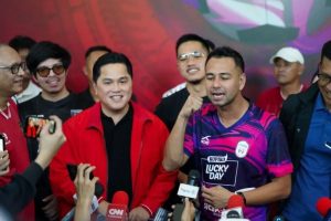 Erick Thohir yang mendapatkan Penghargaan dari FIBA, Raffi Ahmad Sampaikan ini